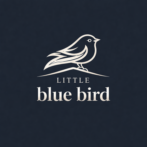 Little blue bird logo